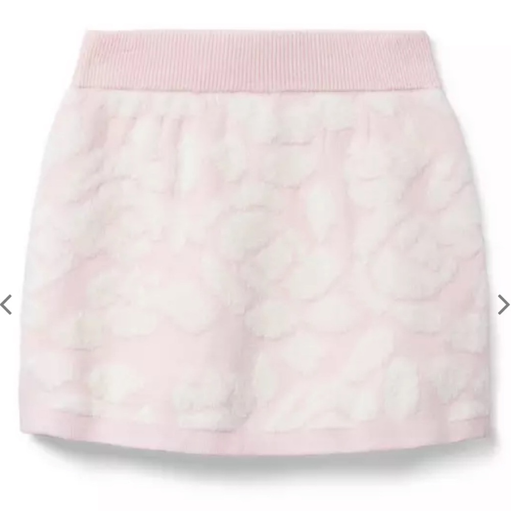 JANIE and JACK Floral Boucle Skirt - 10